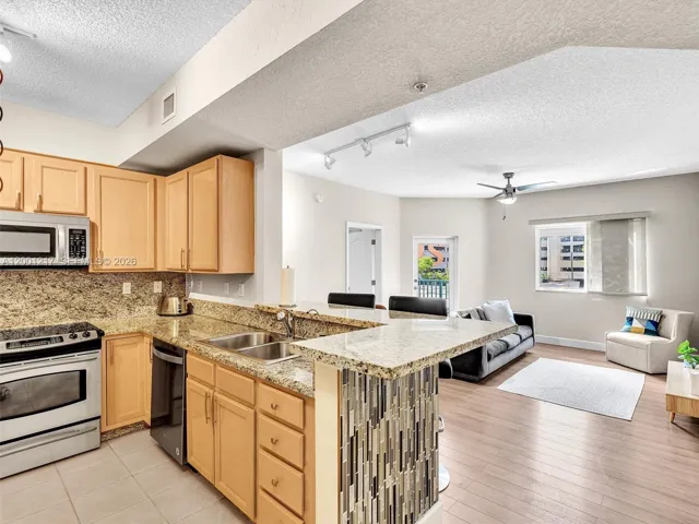 Granite Counters, Wood Cabinets, SS Appliances