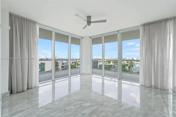 Facing North on the 800 SF wraparound balcony