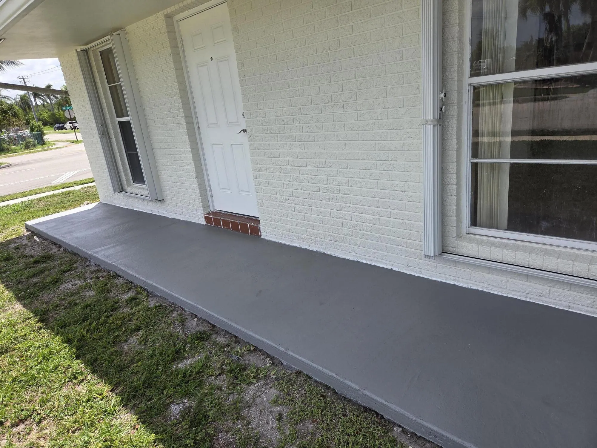 Newly Painted entryway