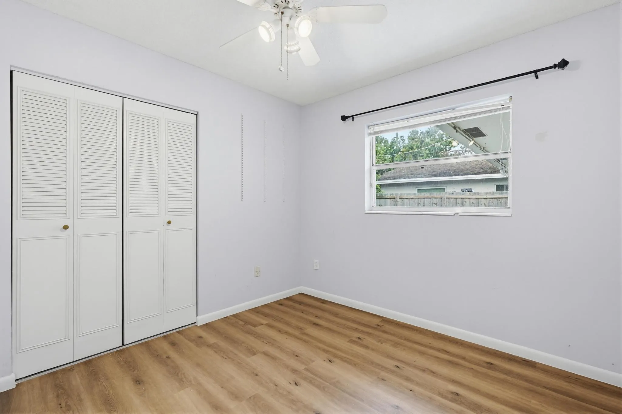 Nice closets and flooring