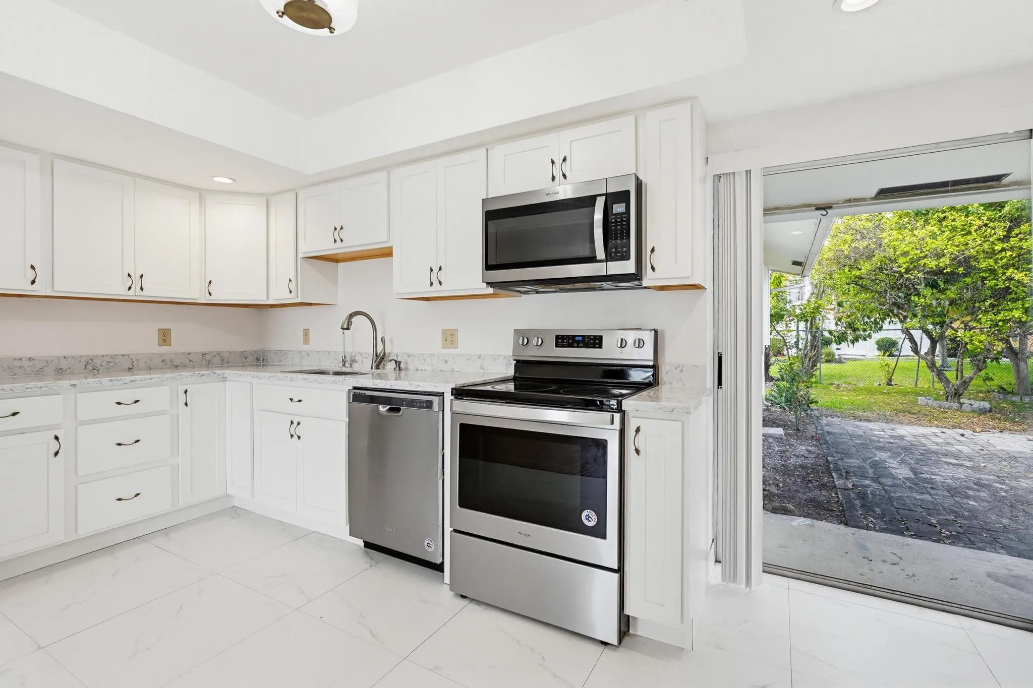 Easy access to outdoor patio
