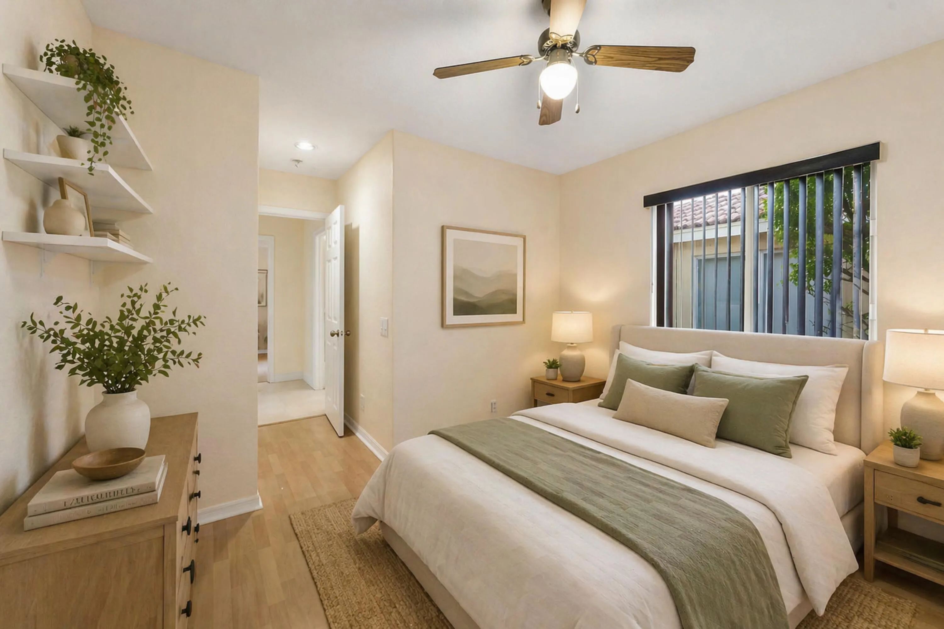 Staged Bedroom