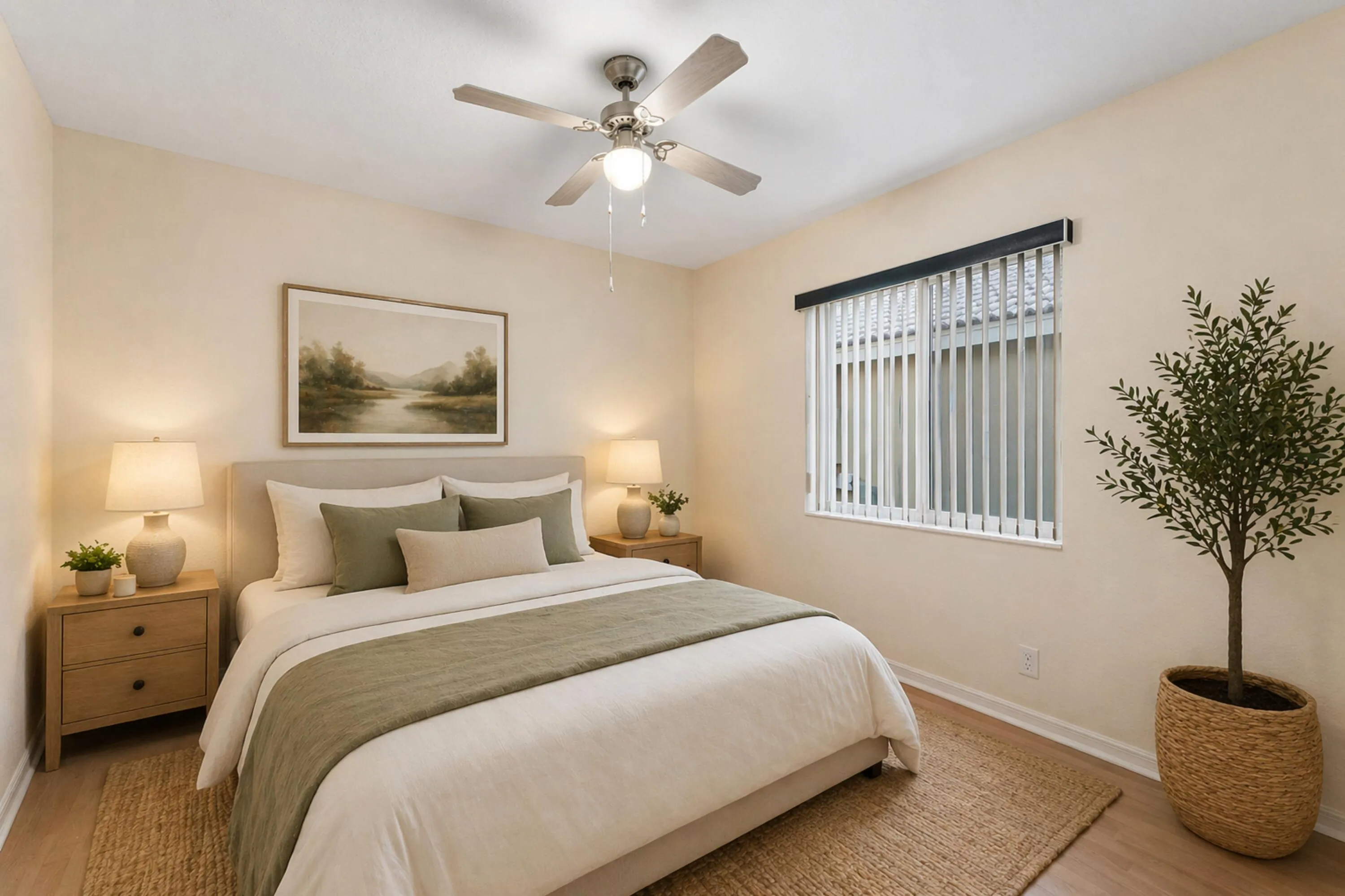 Staged Bedroom