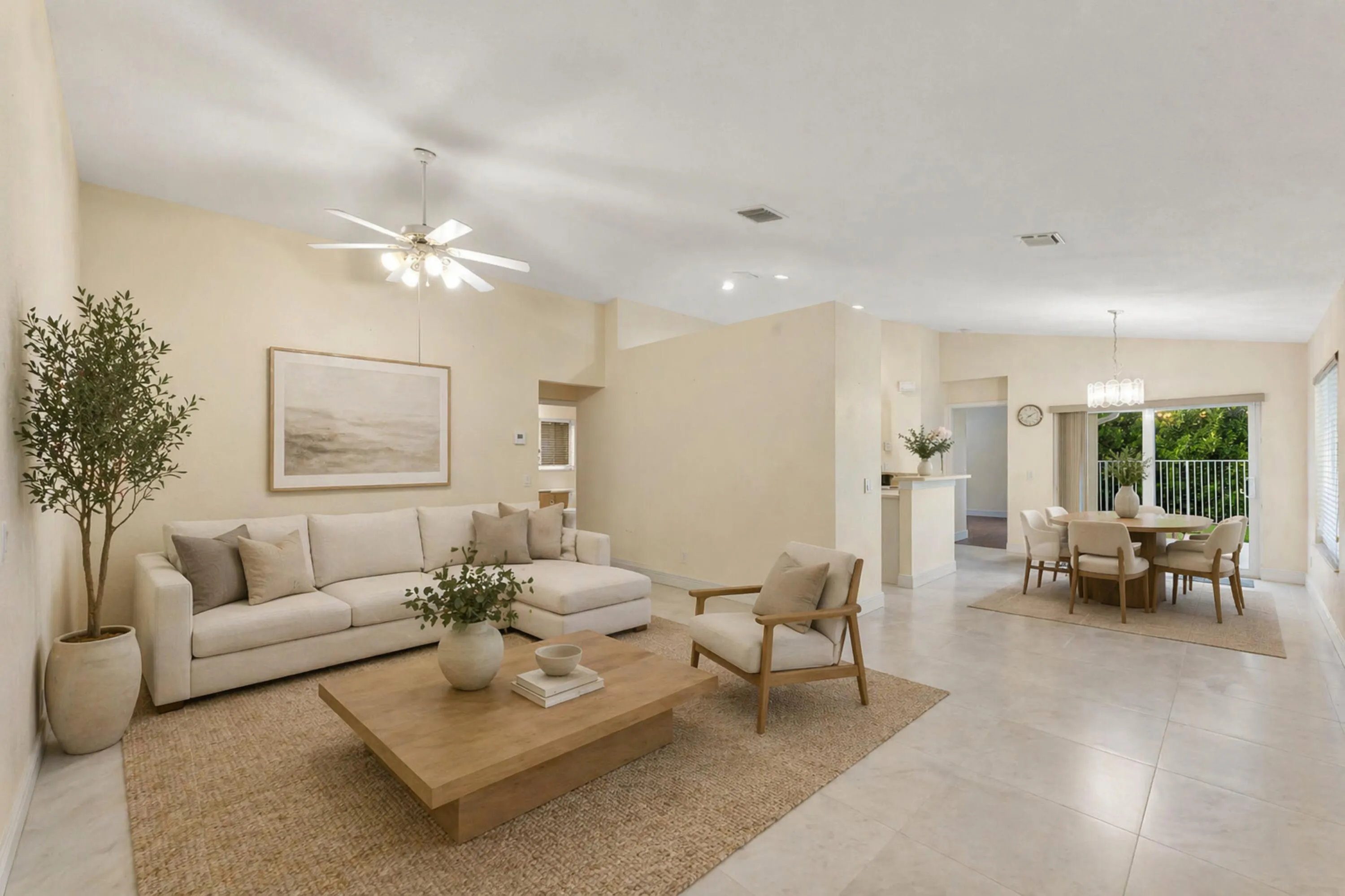 Staged Living Area