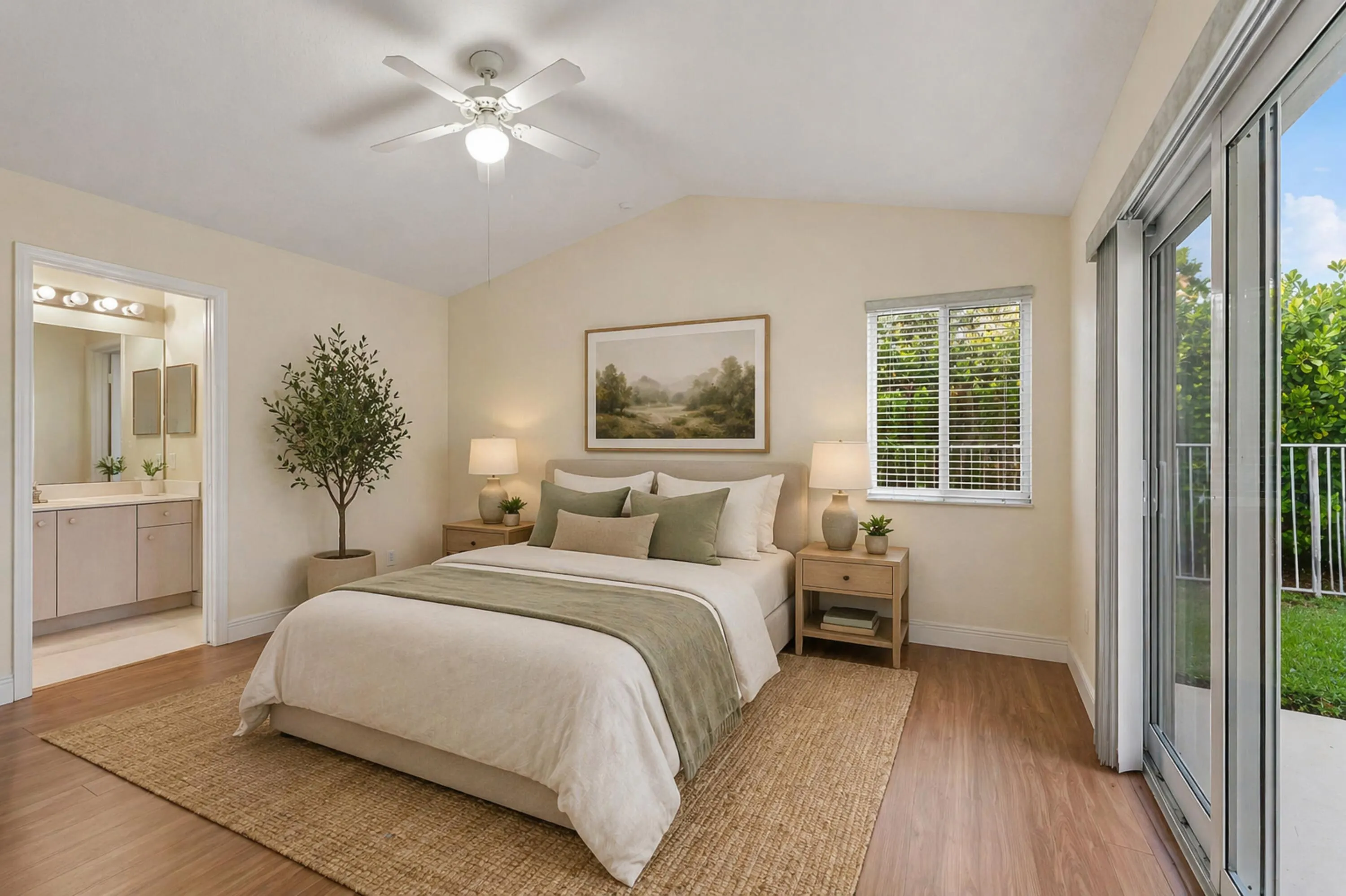 Staged Bedroom