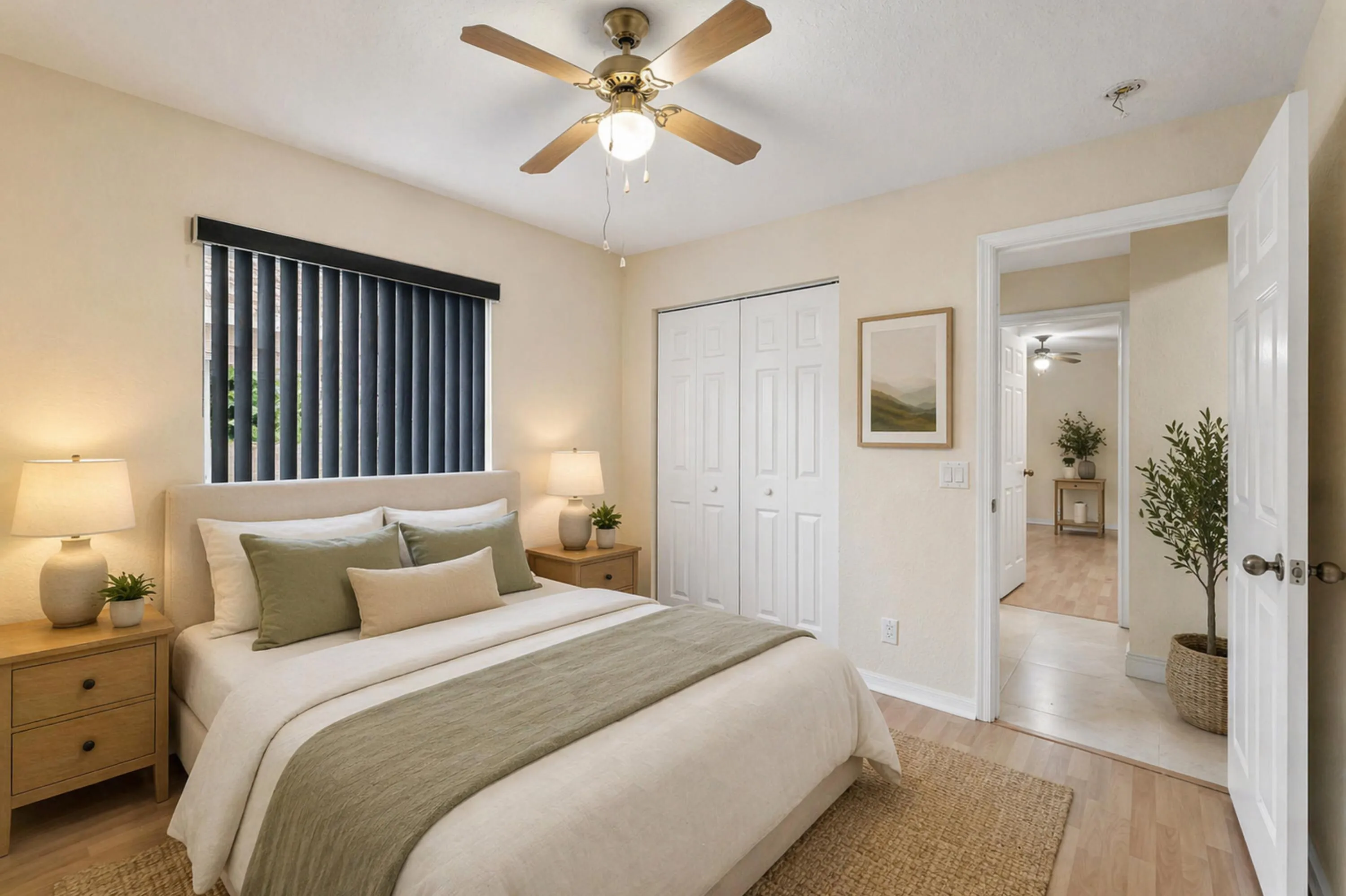 Staged Bedroom