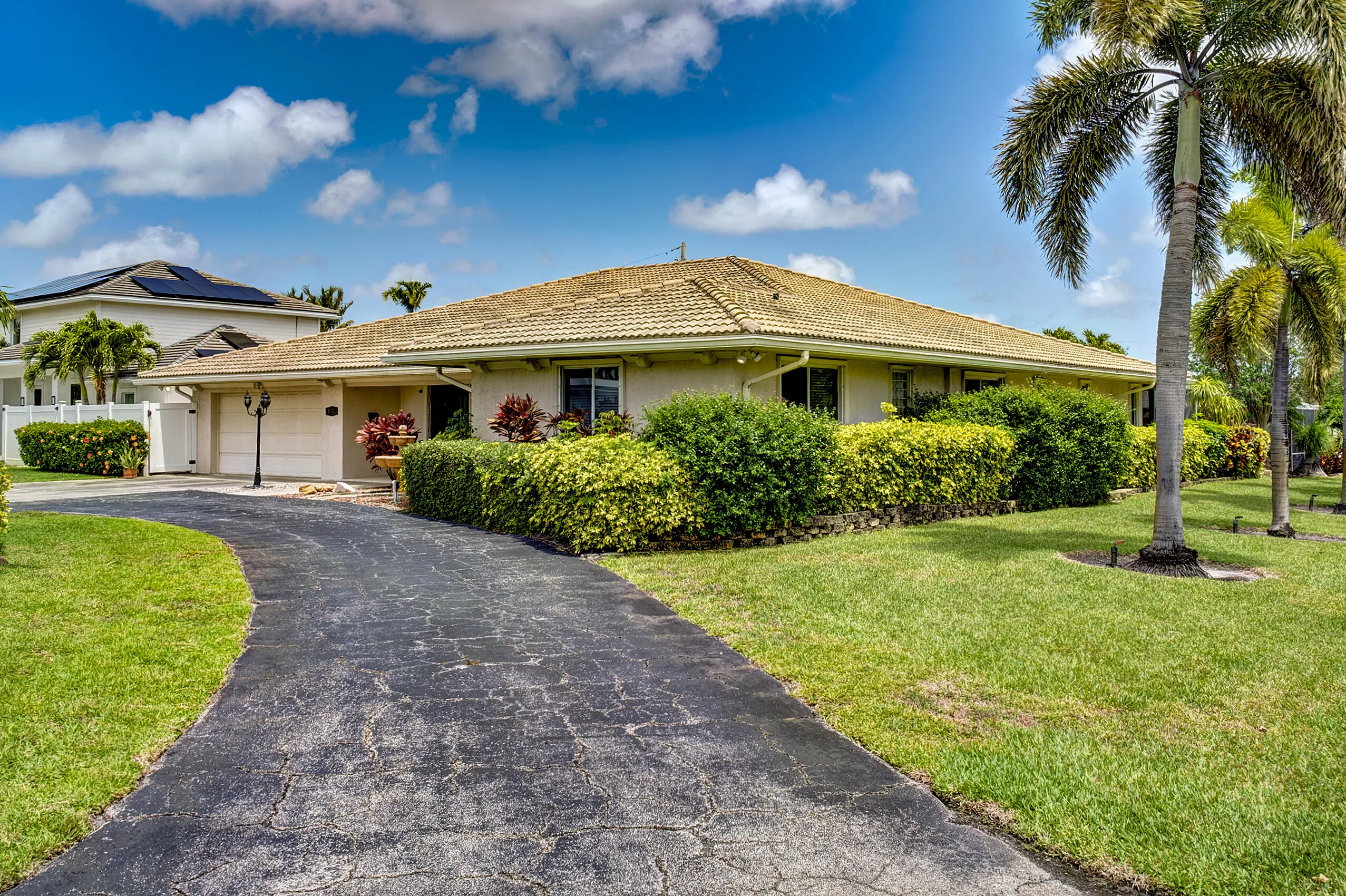 Exterior Front with Circular Driveway