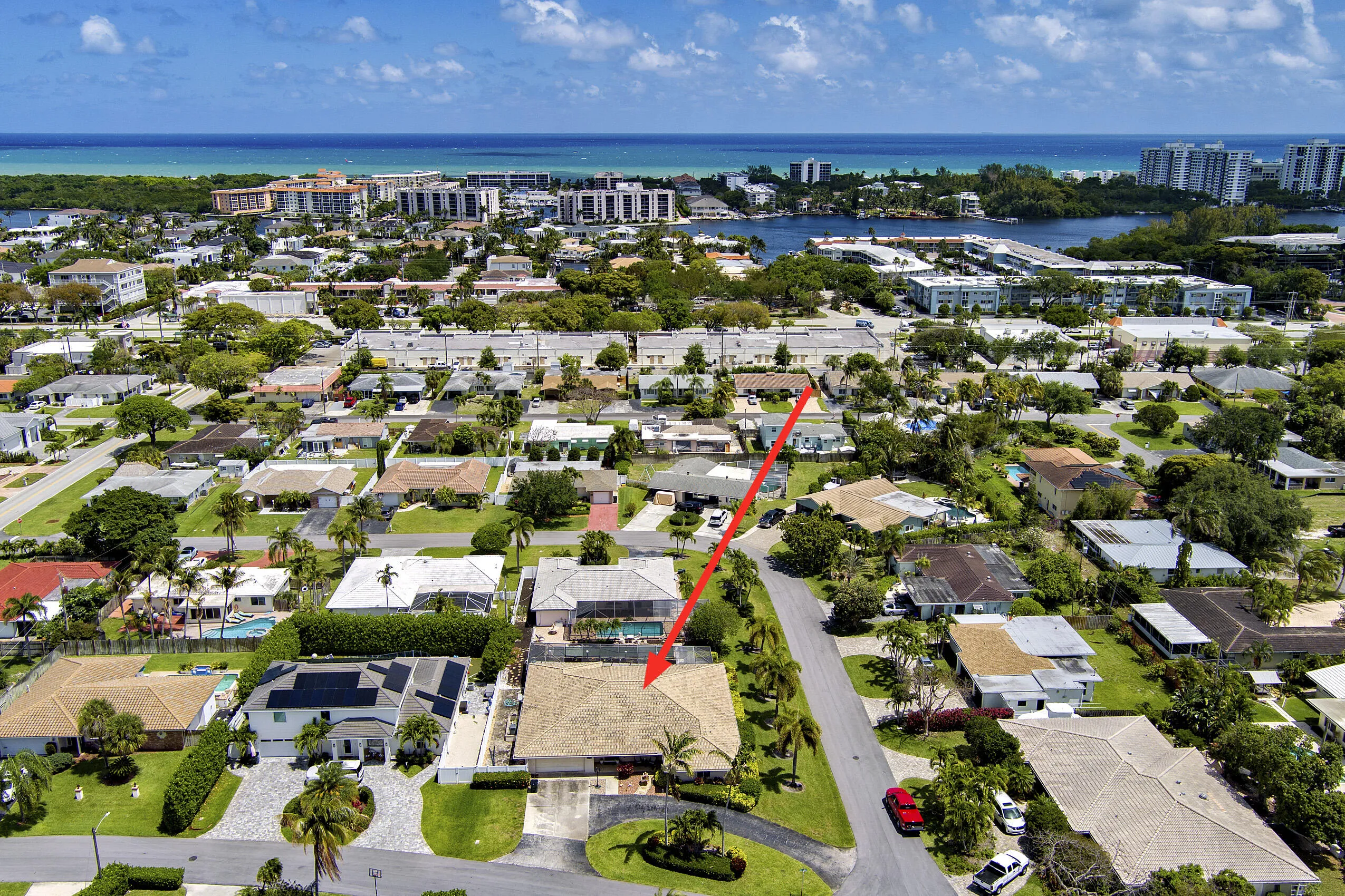 East Ariel View