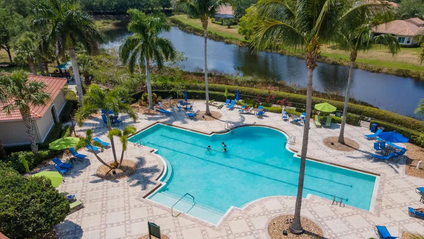Island Club Pool Aerial_