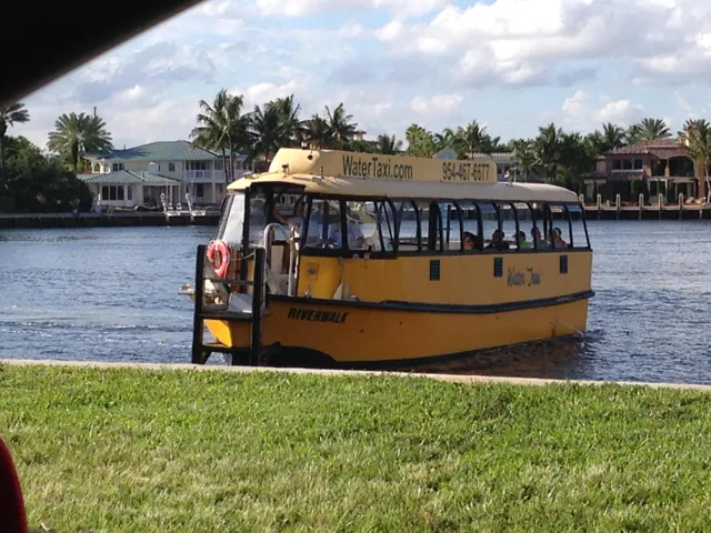Water taxi for a tour….