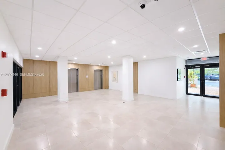 Lobby and secure elevators