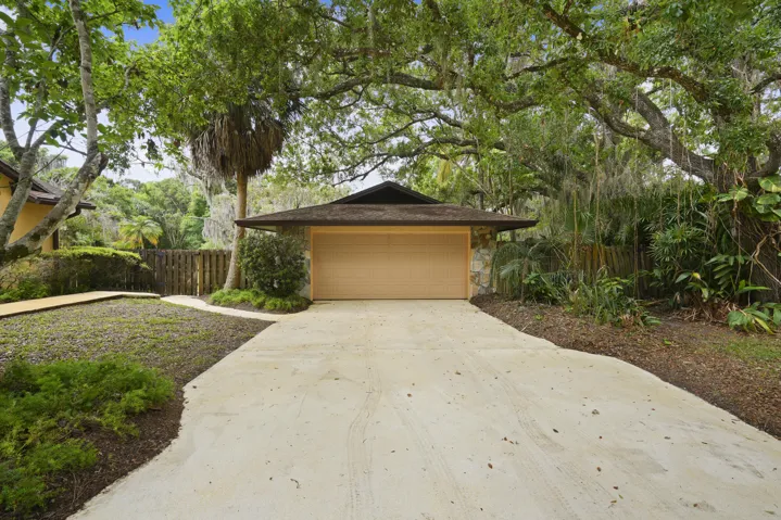Detached two ar garage.