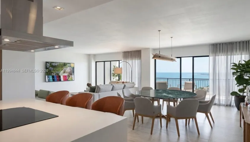 Staged Dining area
