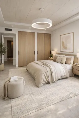 Second bedroom staged