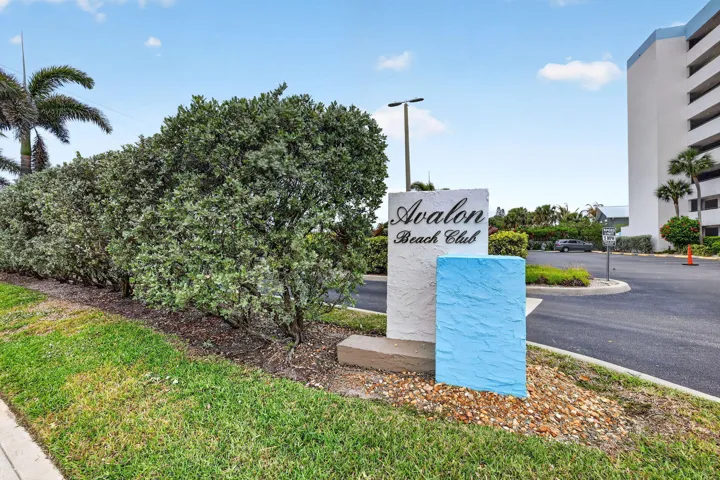 ENTERING AVALON BEACH CLUB CONDOMINIUMS