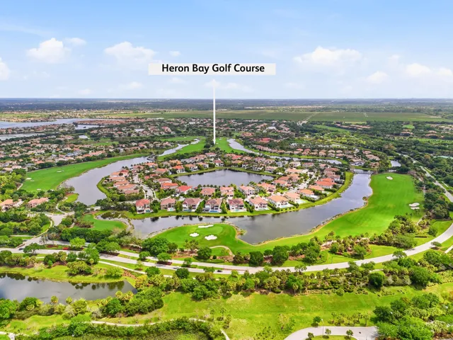 Walking distance to Heron Bay Golf Course.