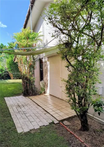 Walk out from Guest bedroom