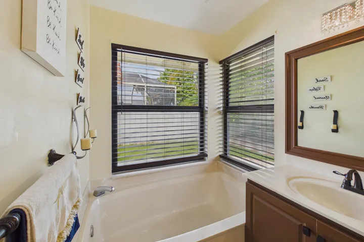 Master Bathroom with soaking tub