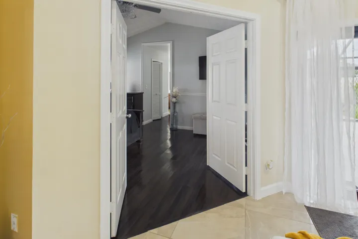Master Bedroom double door entrance