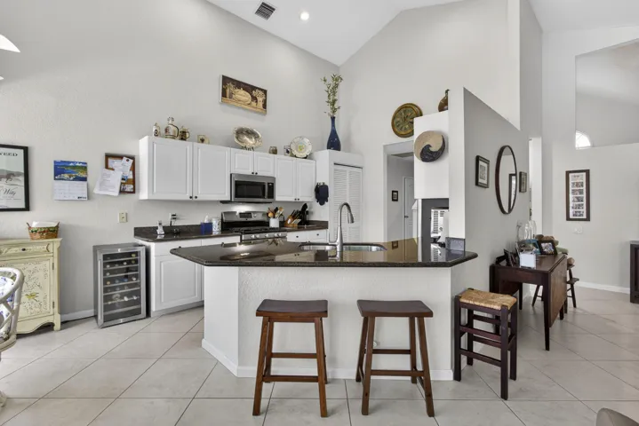 open to the family room