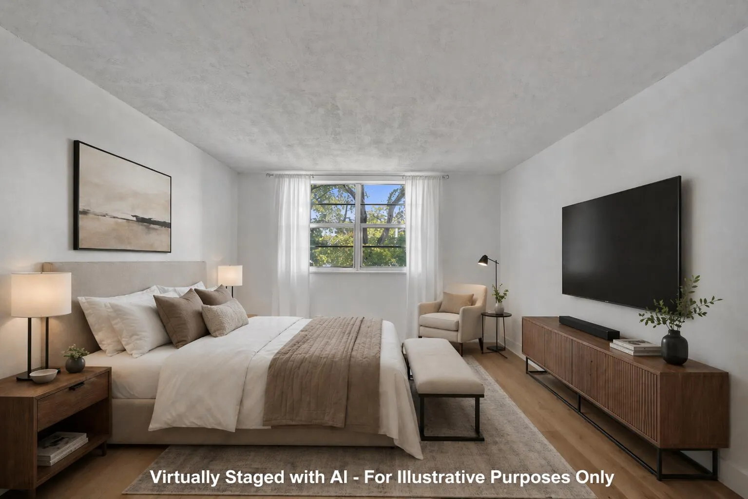 Master Bedroom - Staged