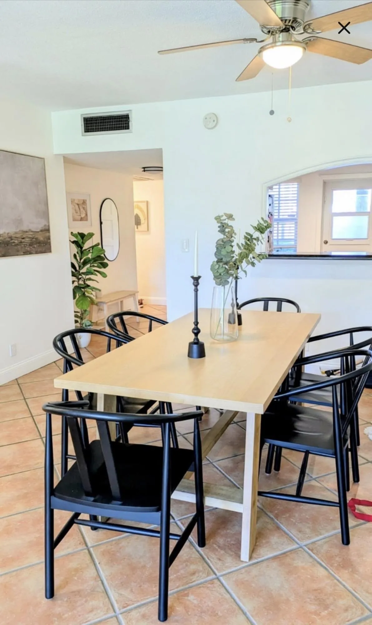 Dining Room with Kitchen pass through