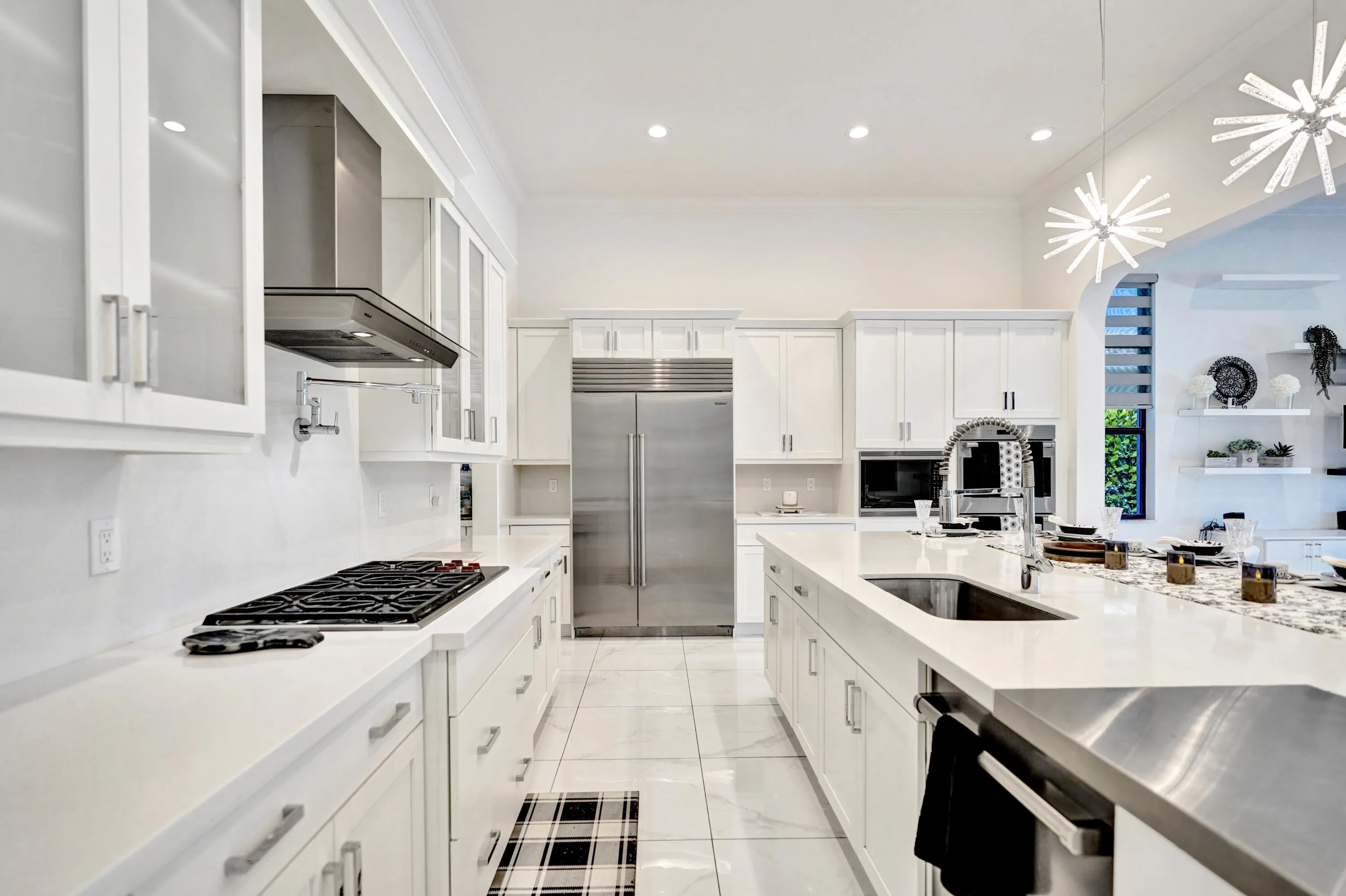 Large chef's Subzero, Wolf and ASCO appliances.