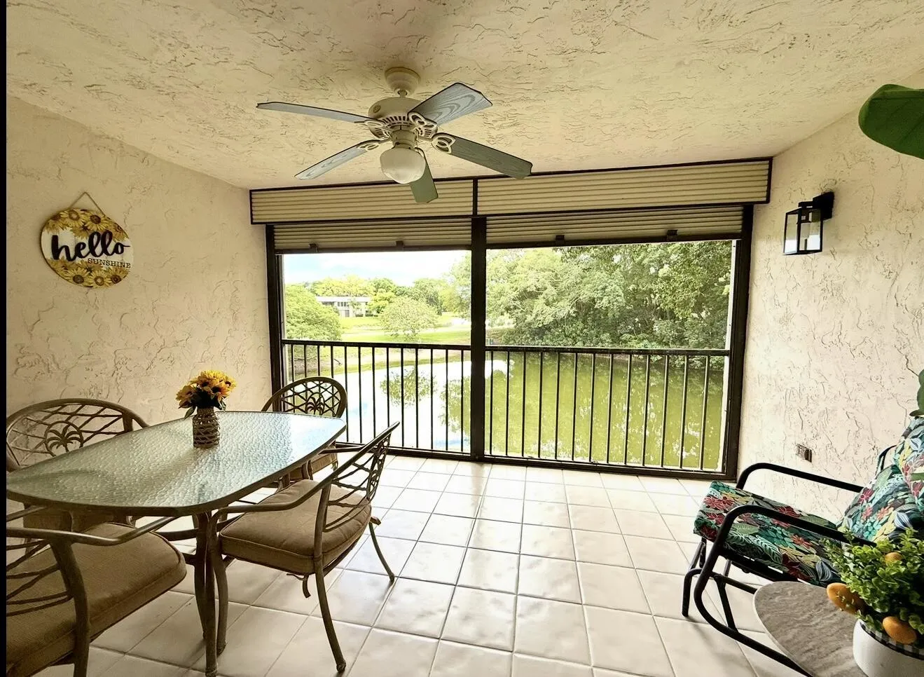 Screened in Balcony