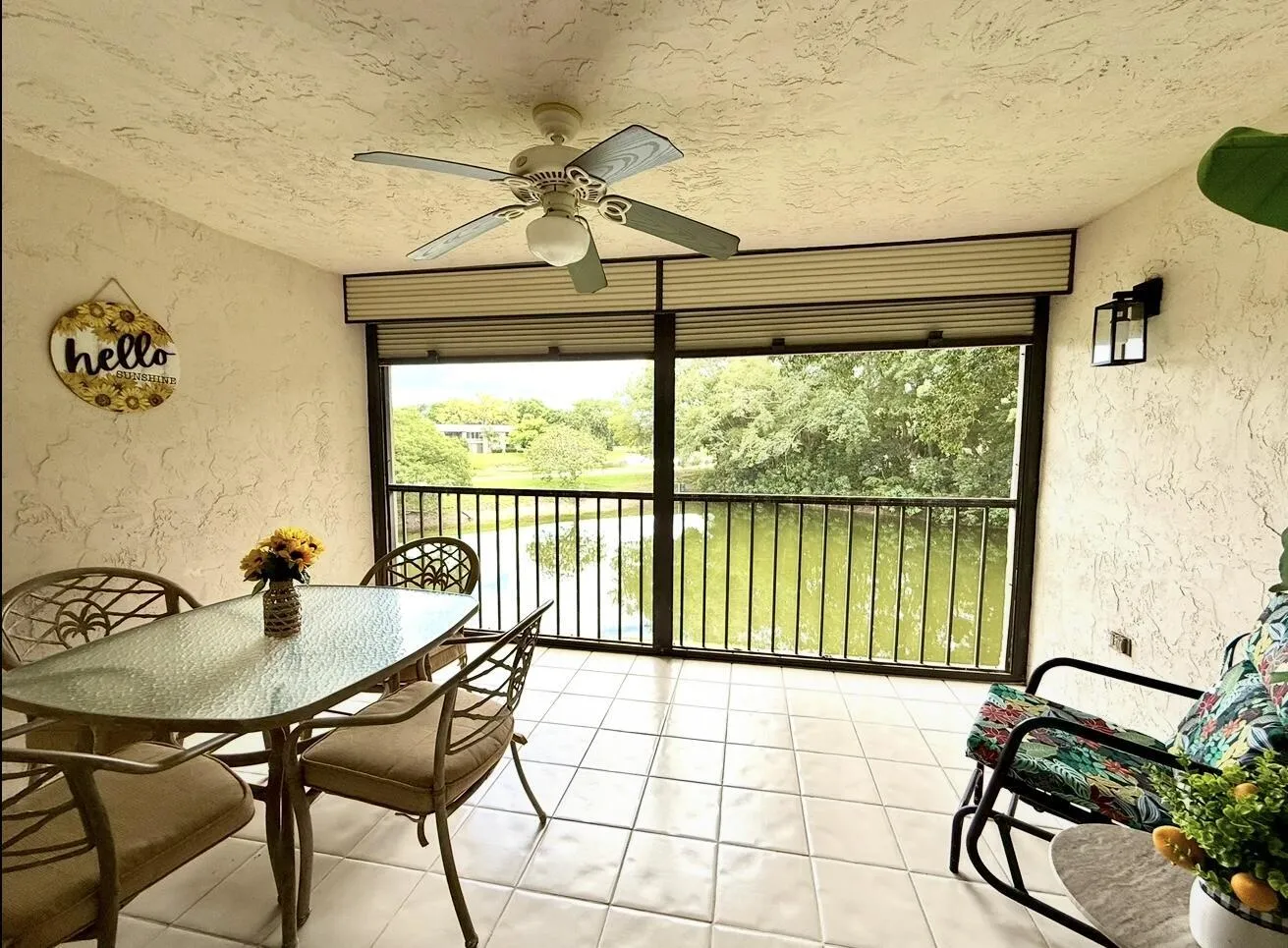 Screened in Balcony
