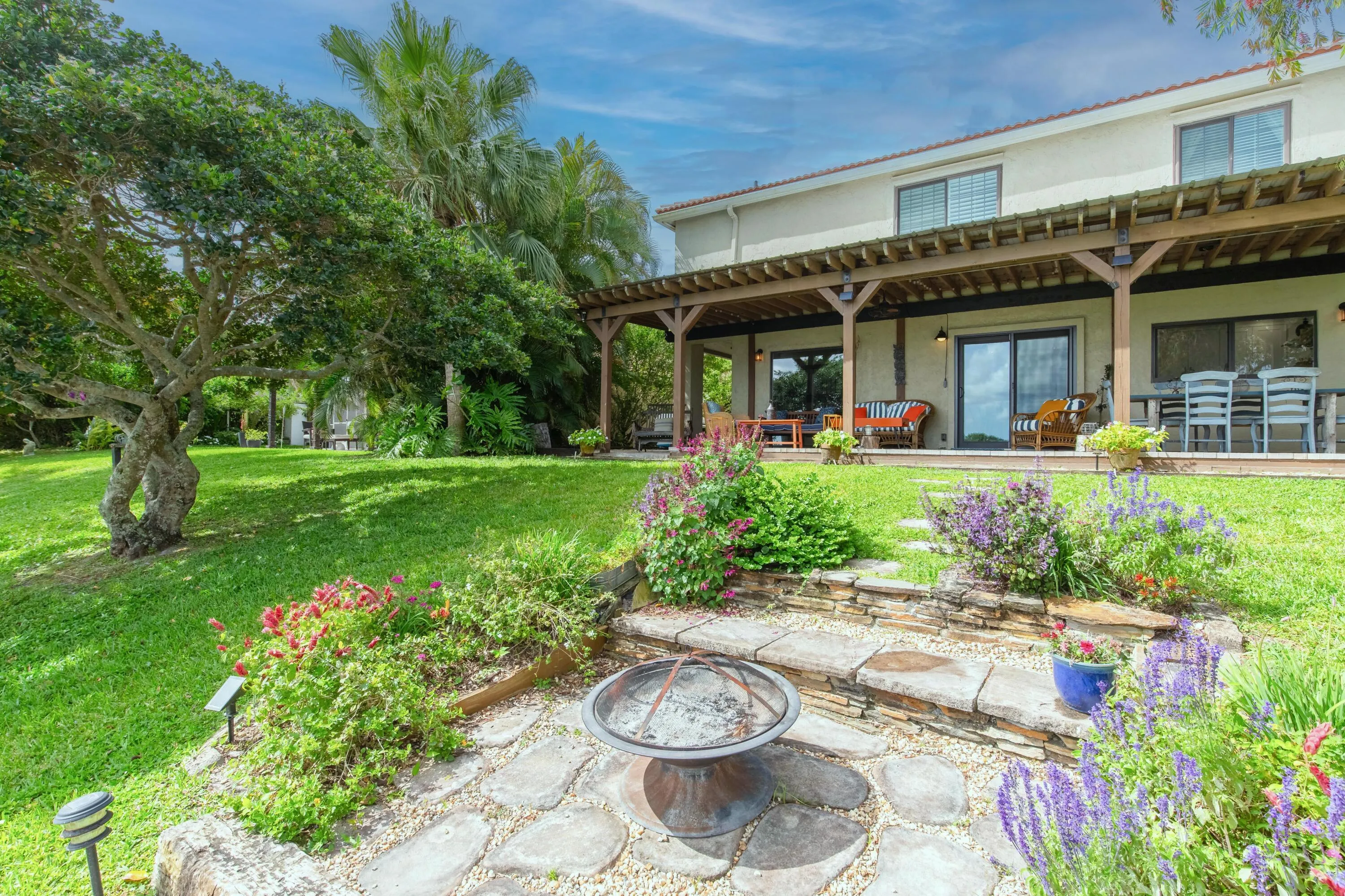 Beautiful backyard