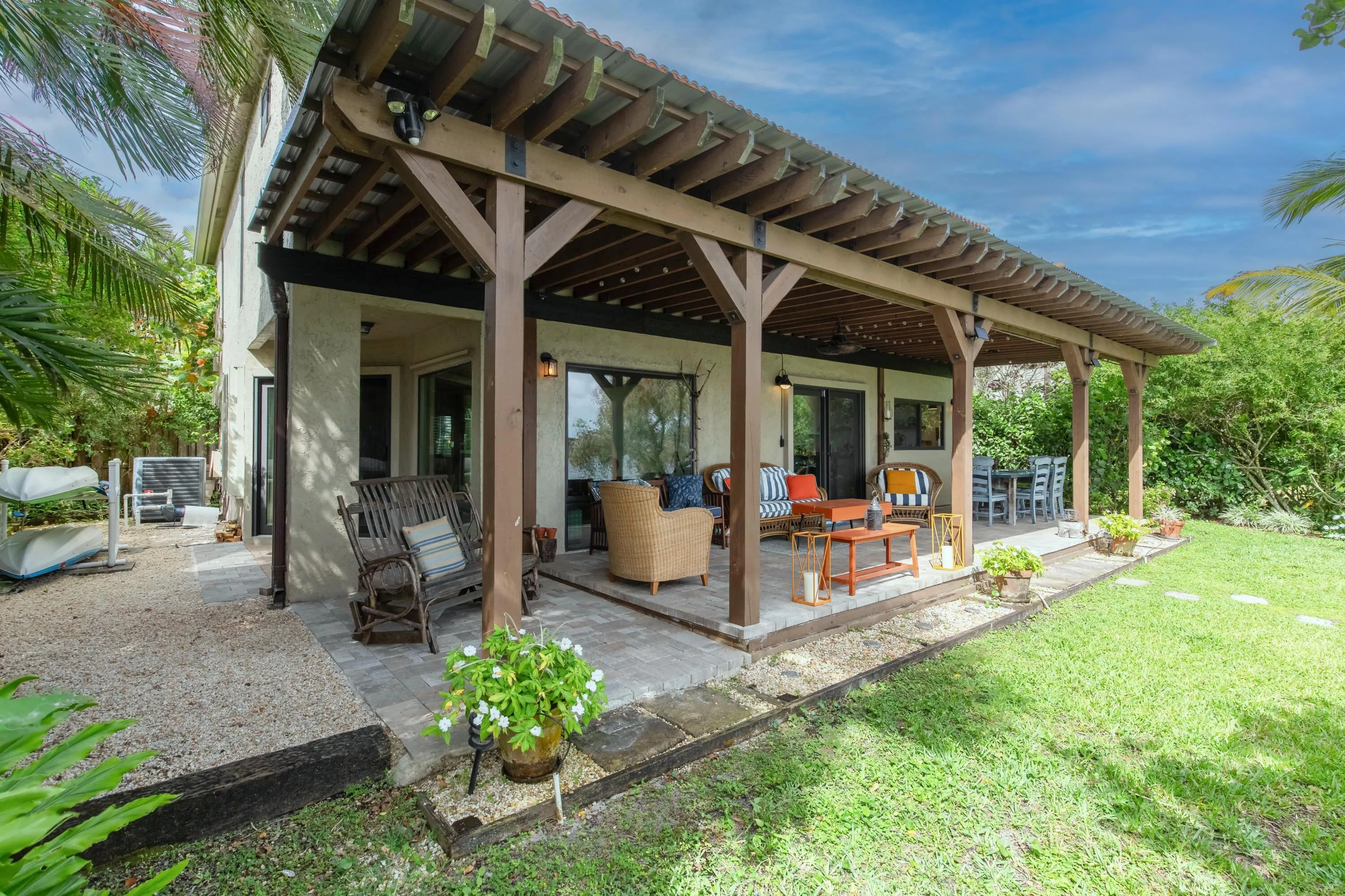 Exceptional back patio