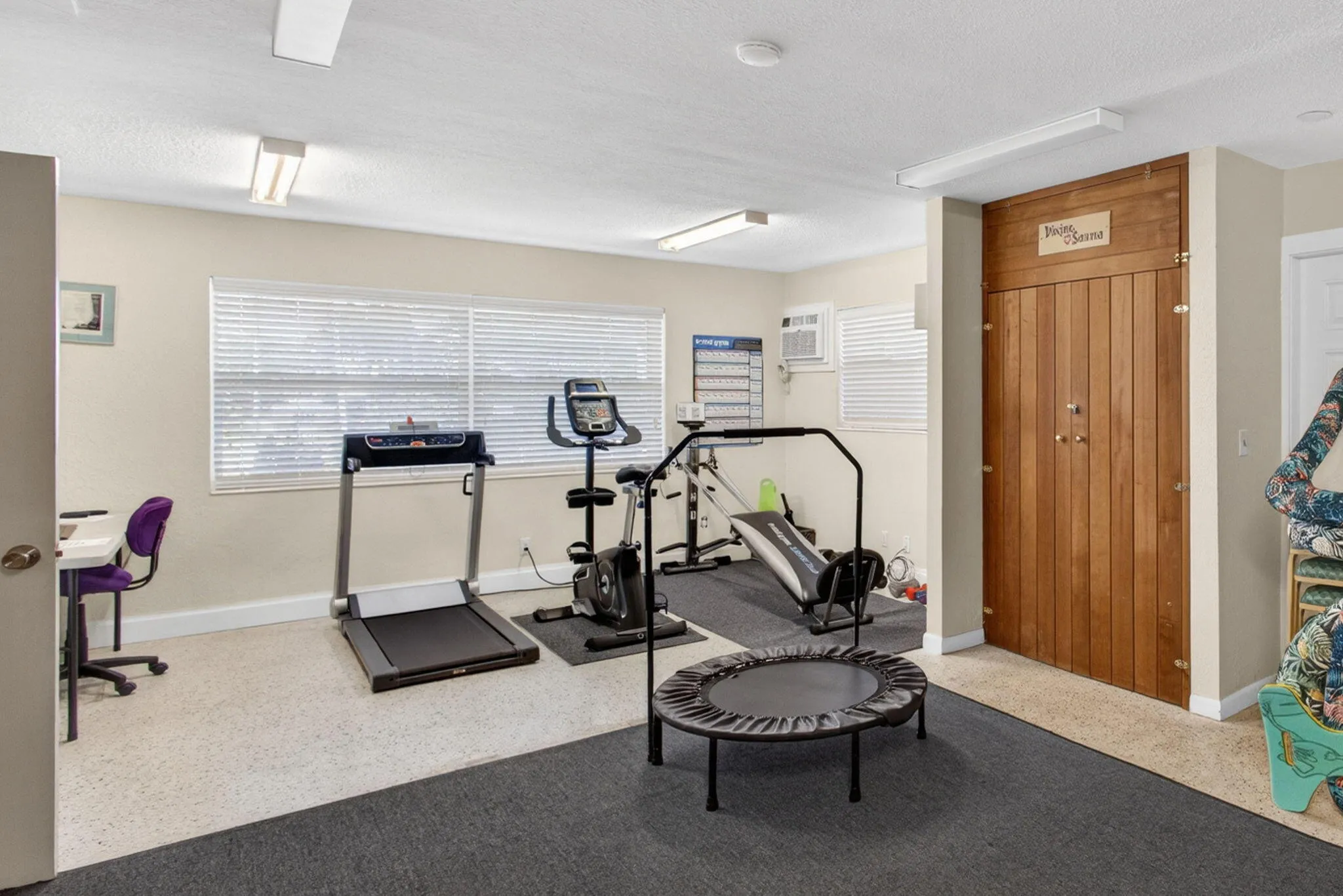 Fitness area & sauna