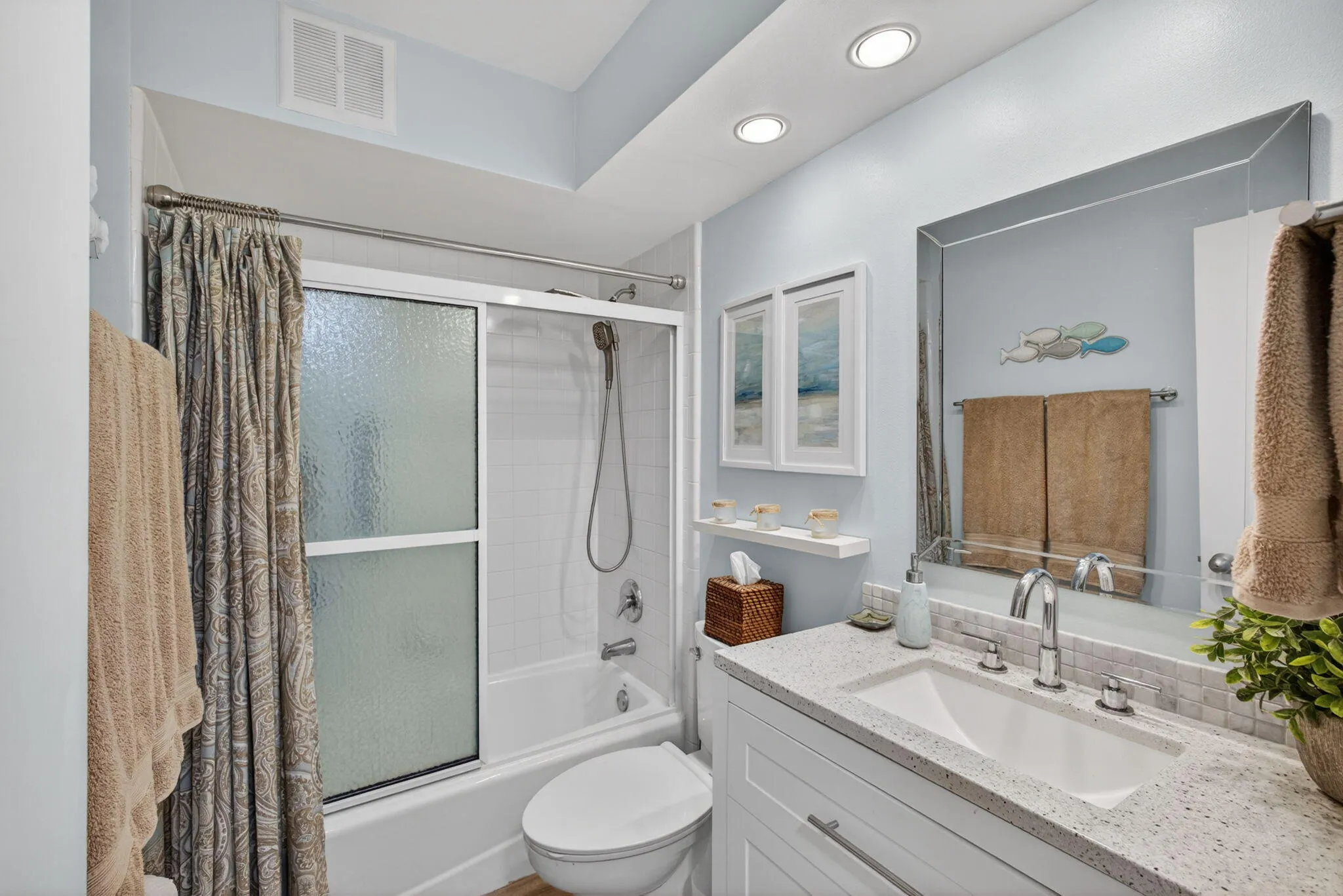 Updated bathroom