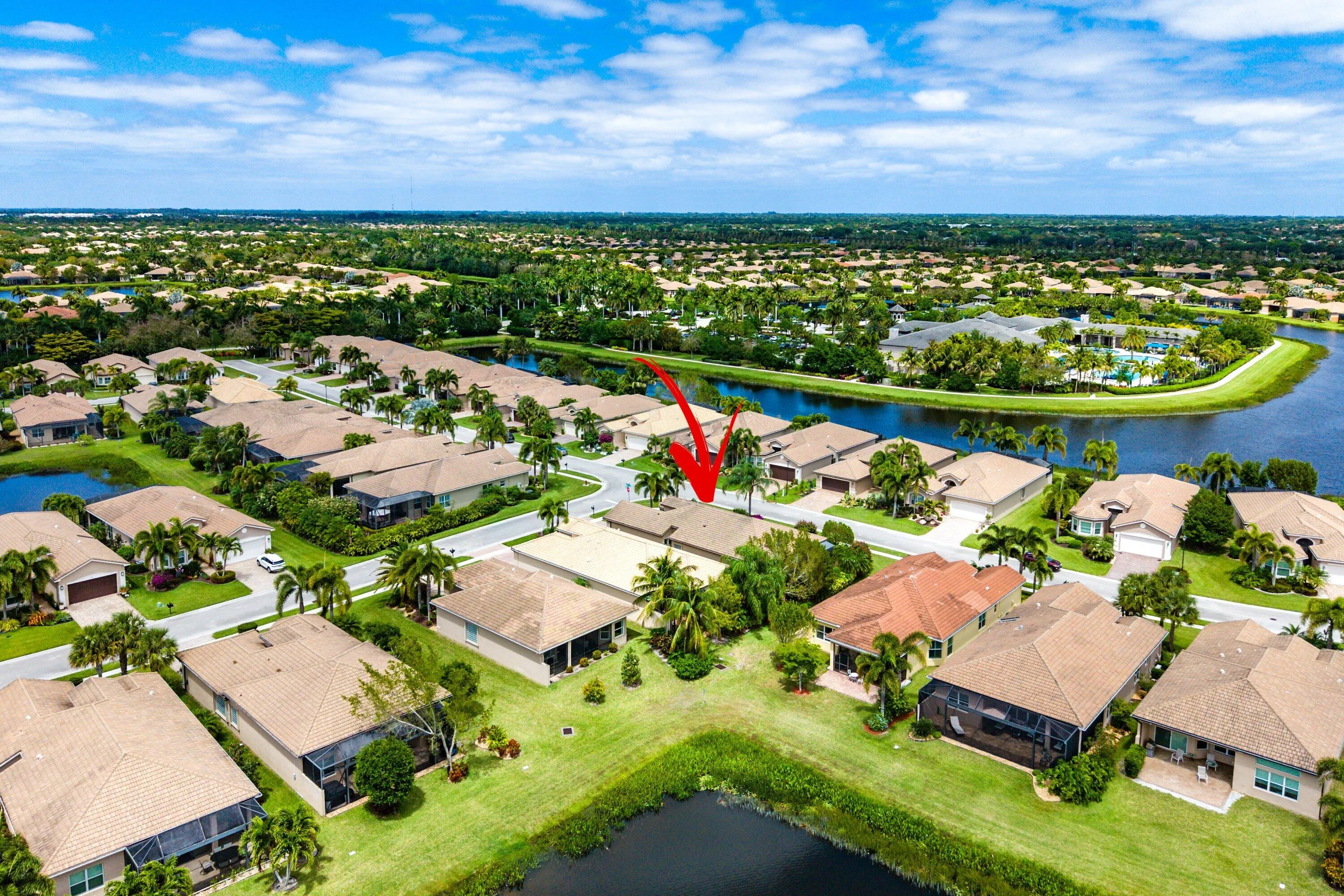 Aerial View Of Home
