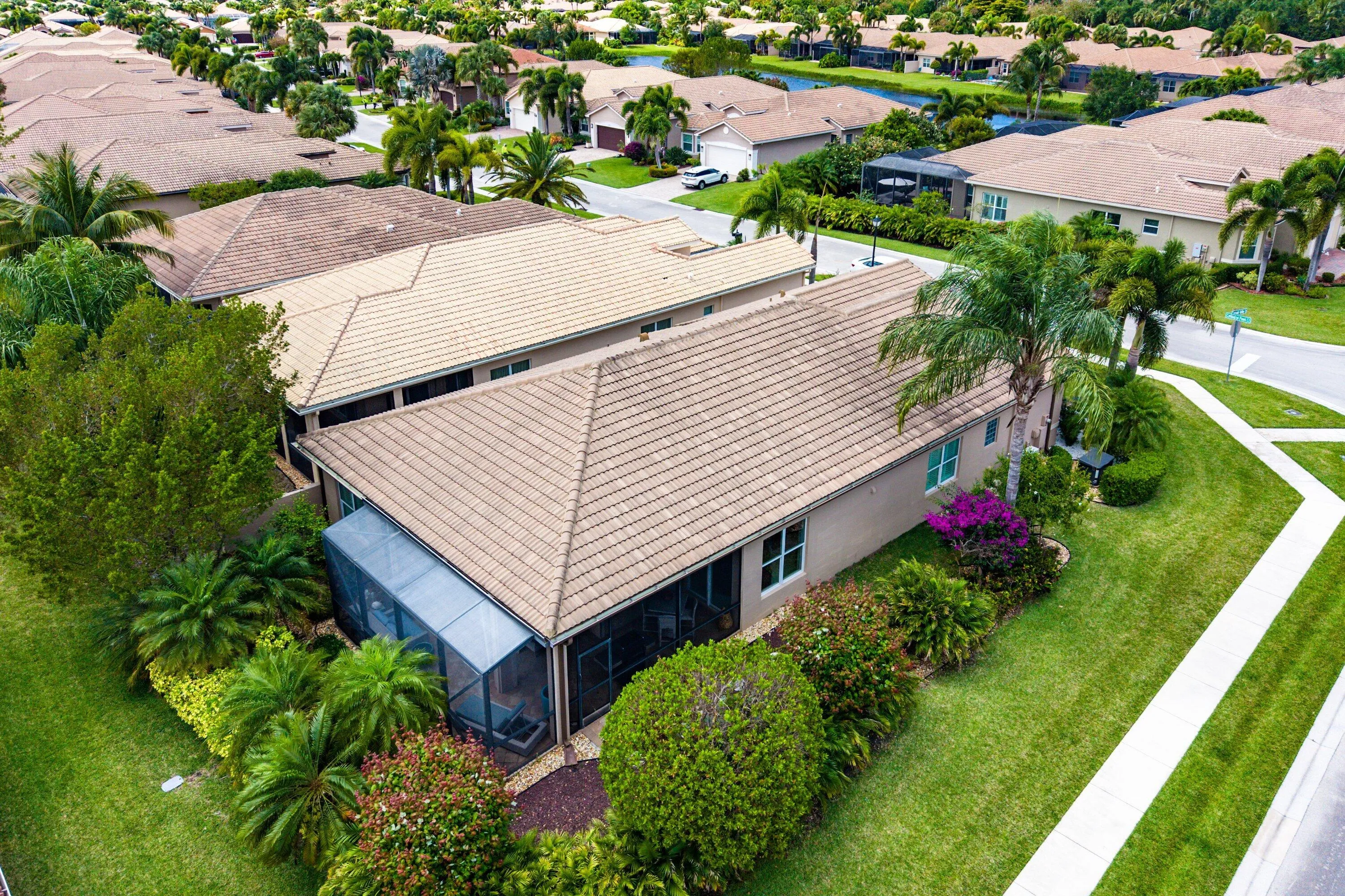 Aerial View Of Home