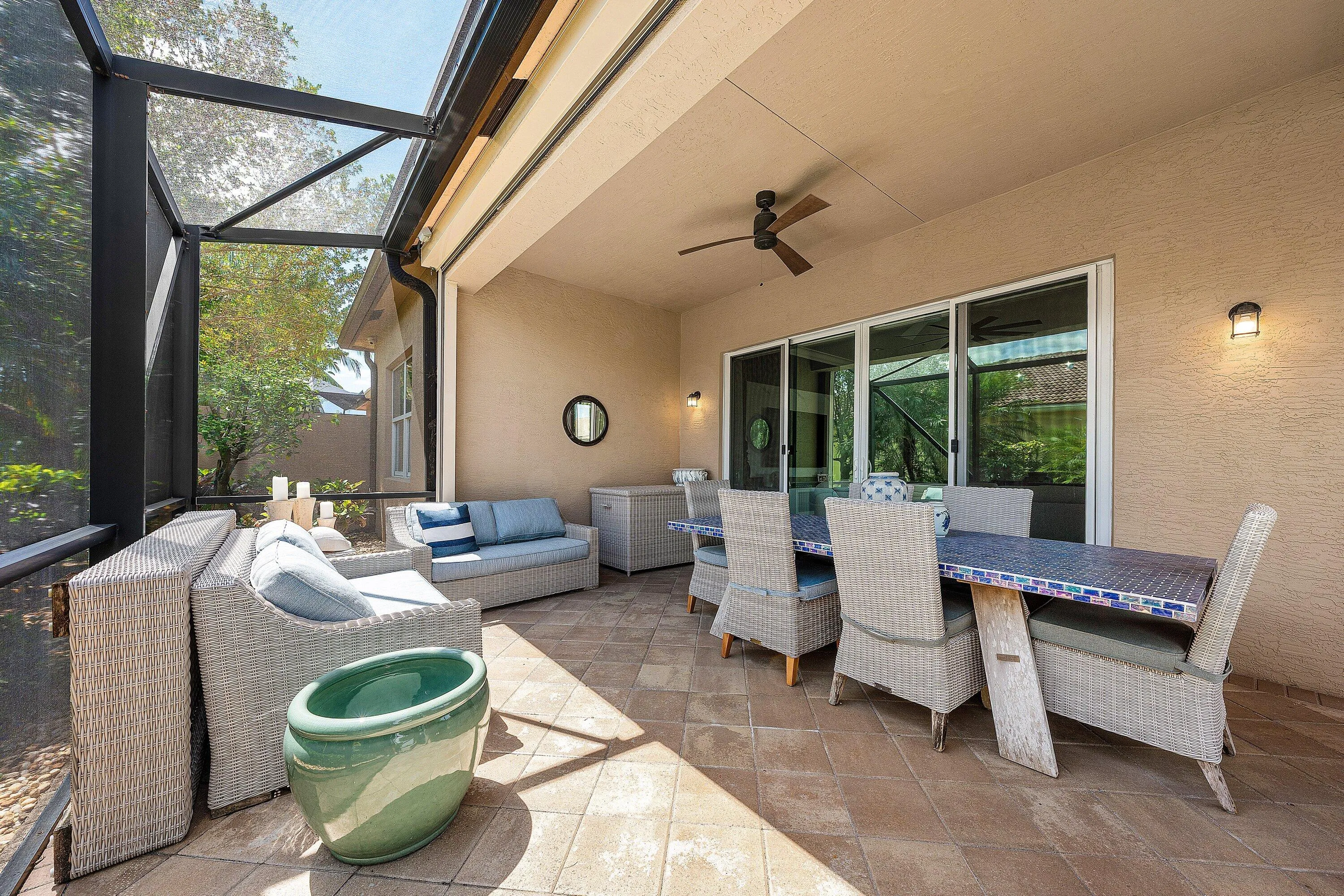Extended Patio With Birdcage Screen