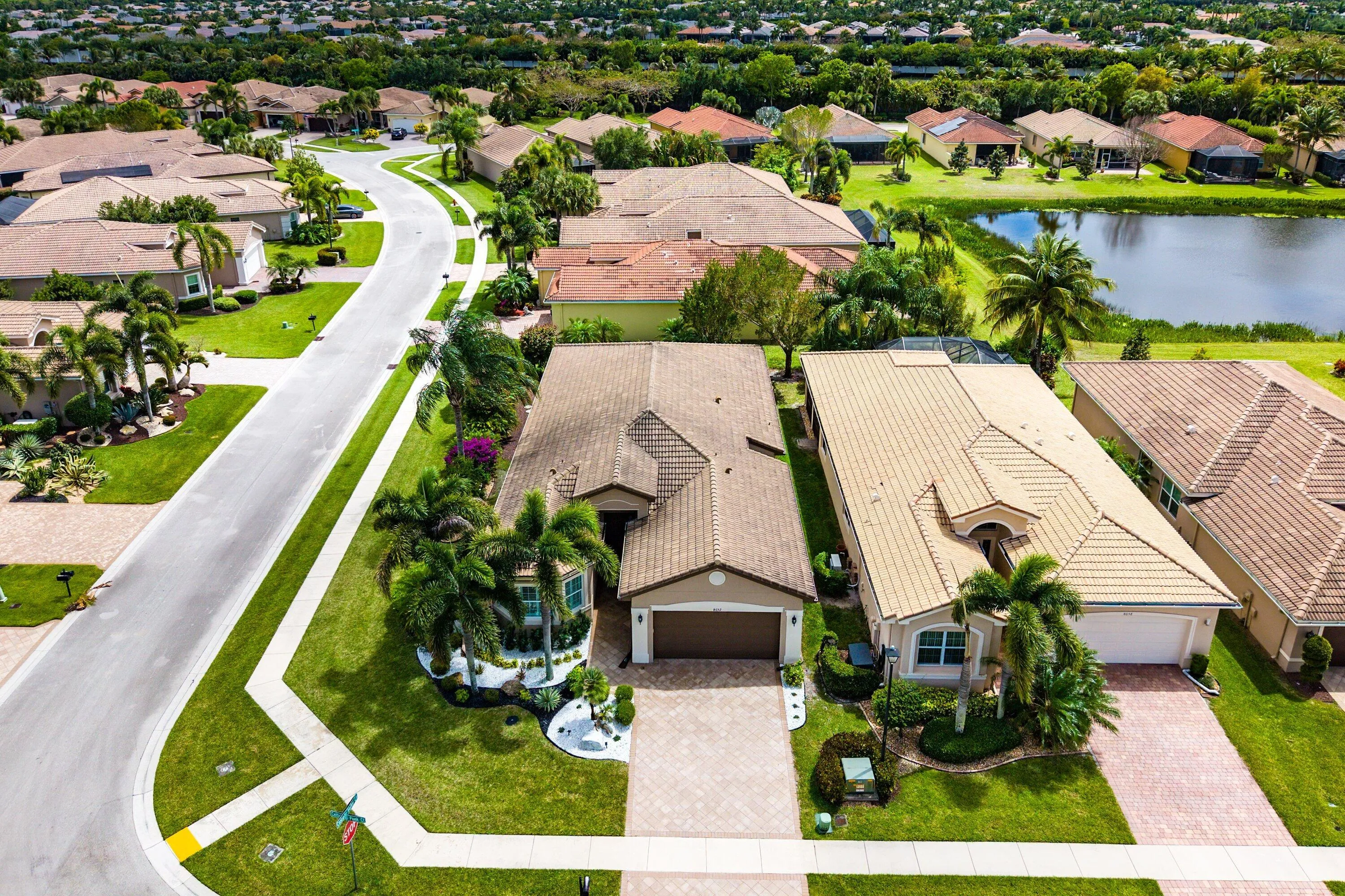 Aerial View Of Home