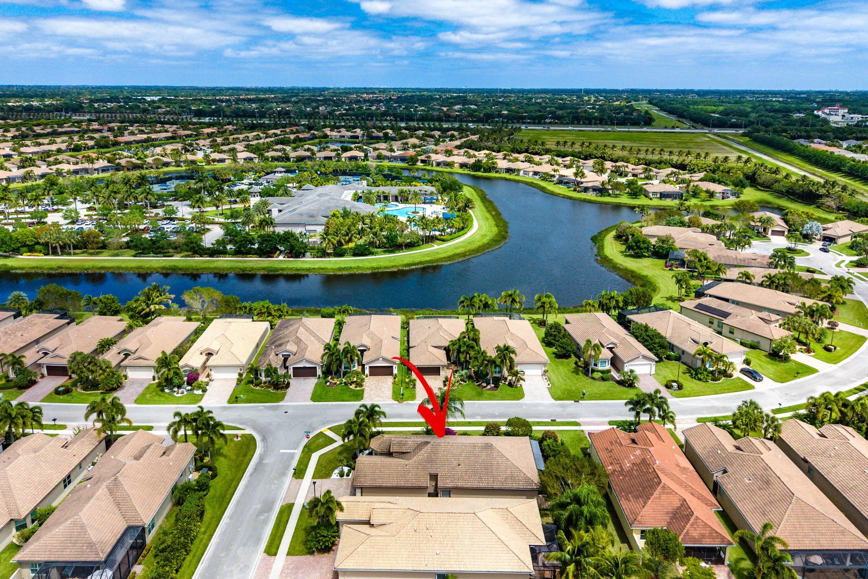 Aerial View Of Home
