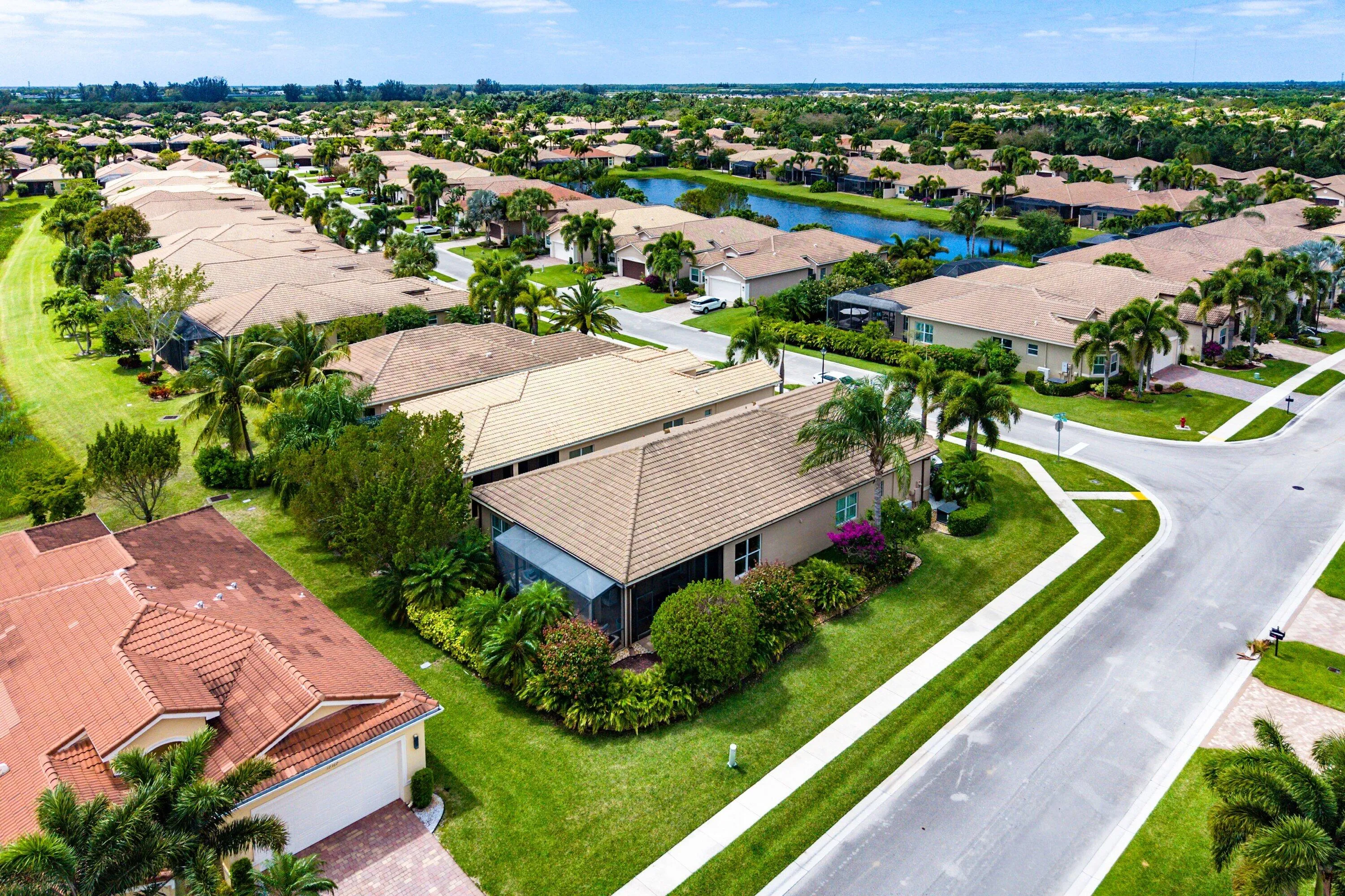 Aerial View Of Home