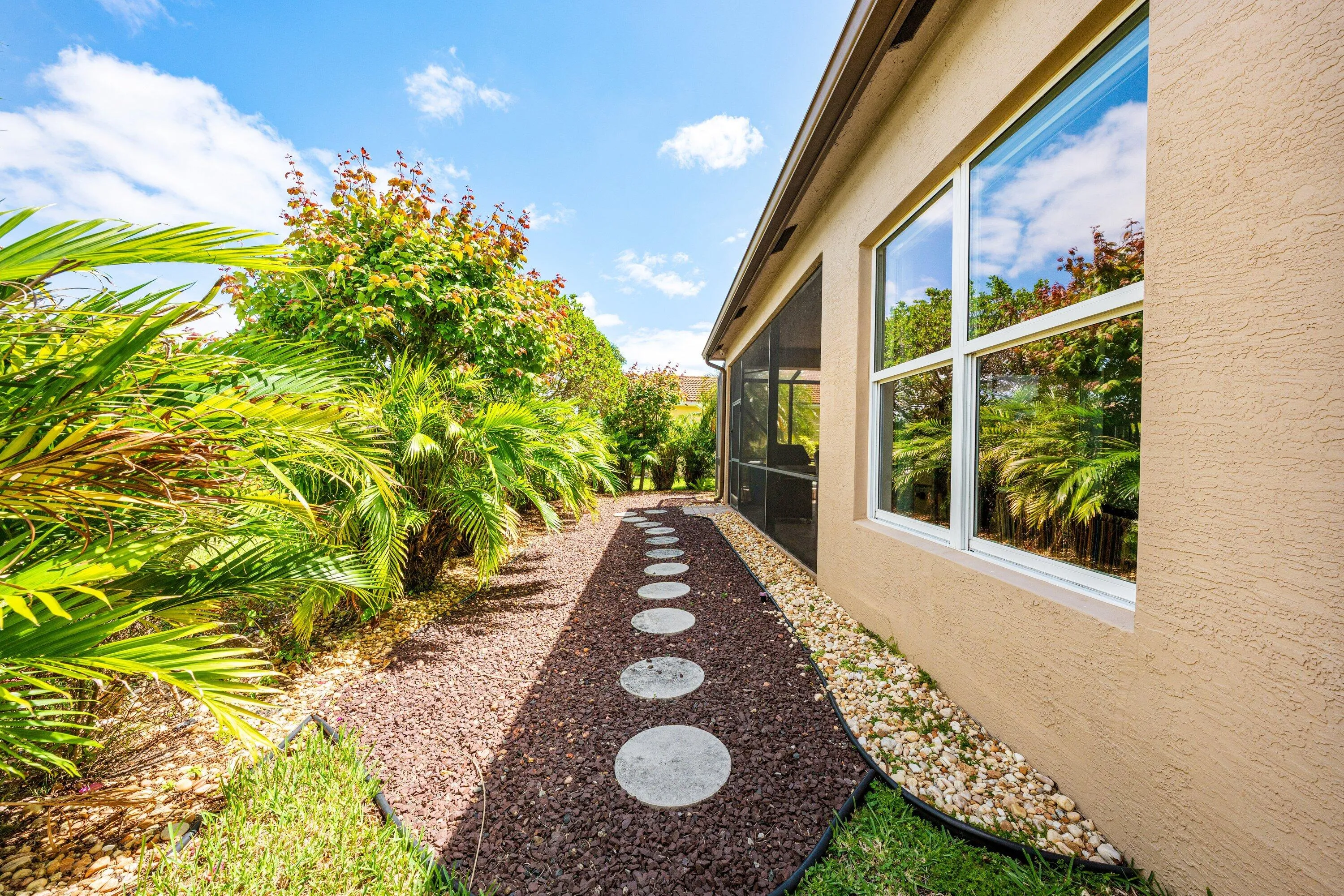 Lush Landscaping Exterior