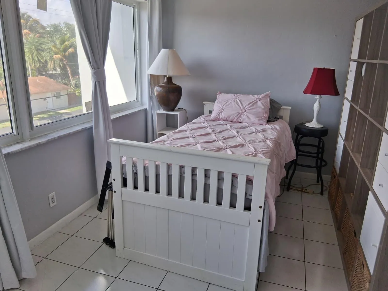 Guest bed, roomcreated in living room