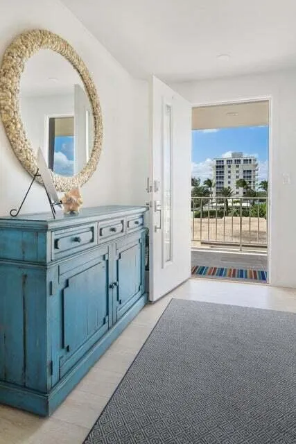 Island house Front Door View