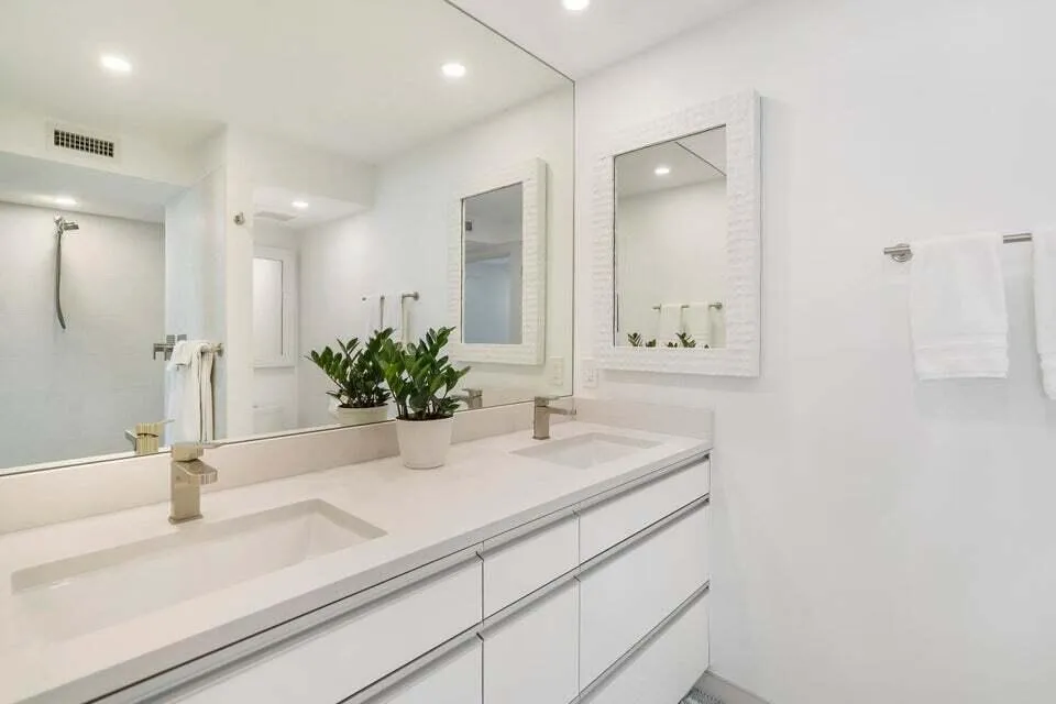 Master Bath Mirror and Vanity