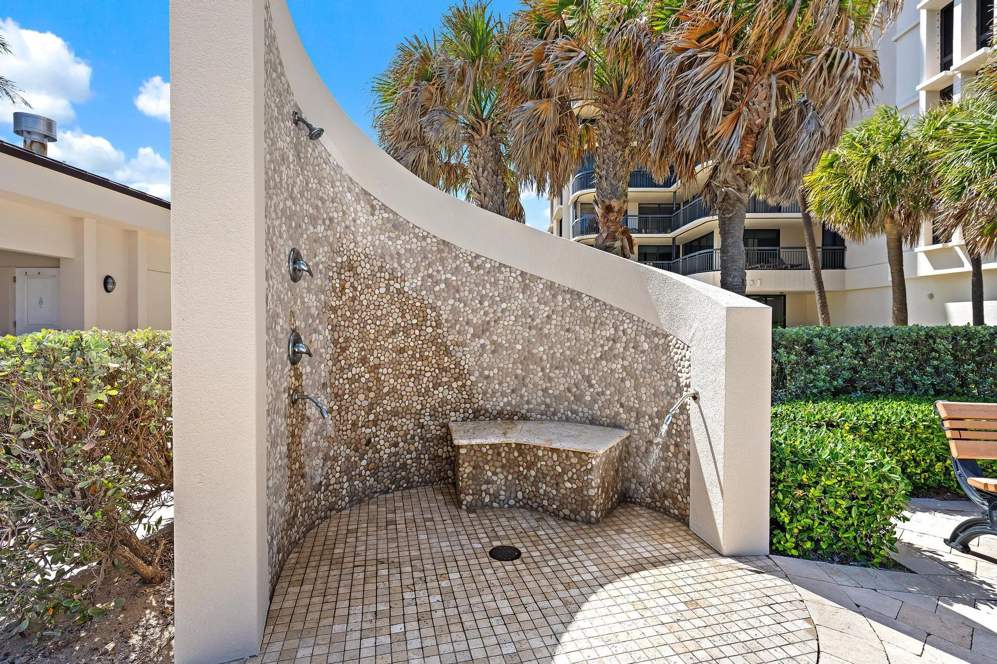 Pool-Side Outdoor Shower