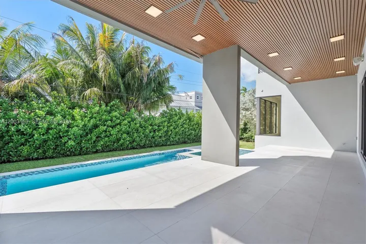 Beautiful covered terrace