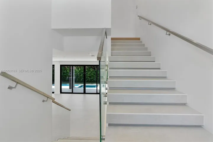 from second to upper floor