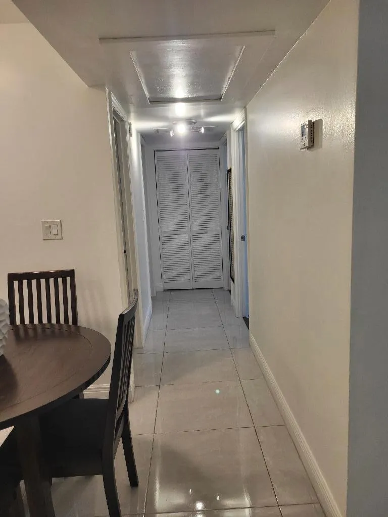Linen Closet at end of hall