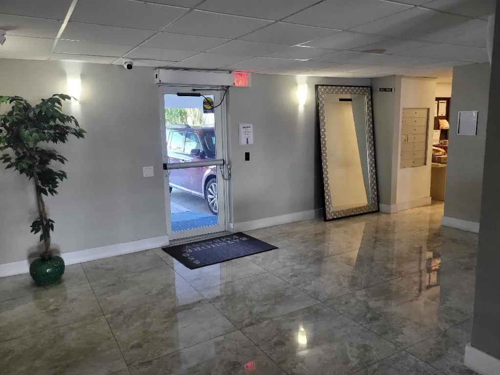 Lobby Back Entrance with Ramp