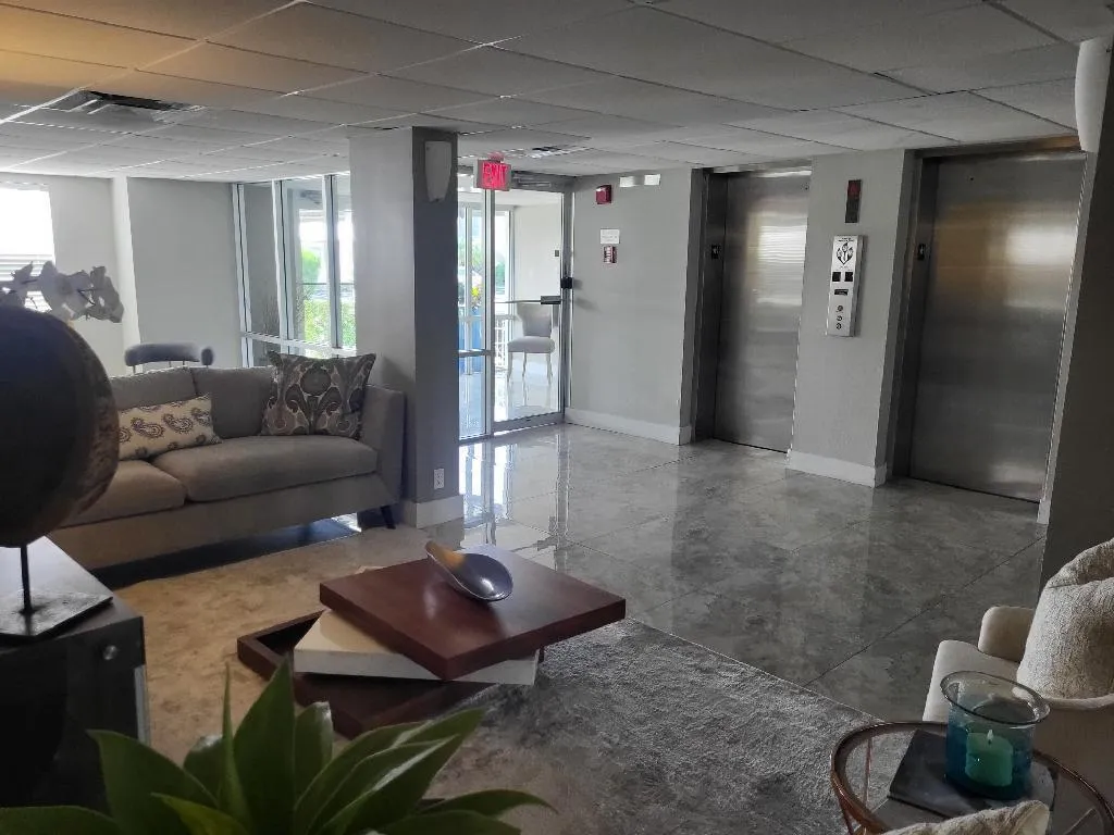 Two Lobby Elevators