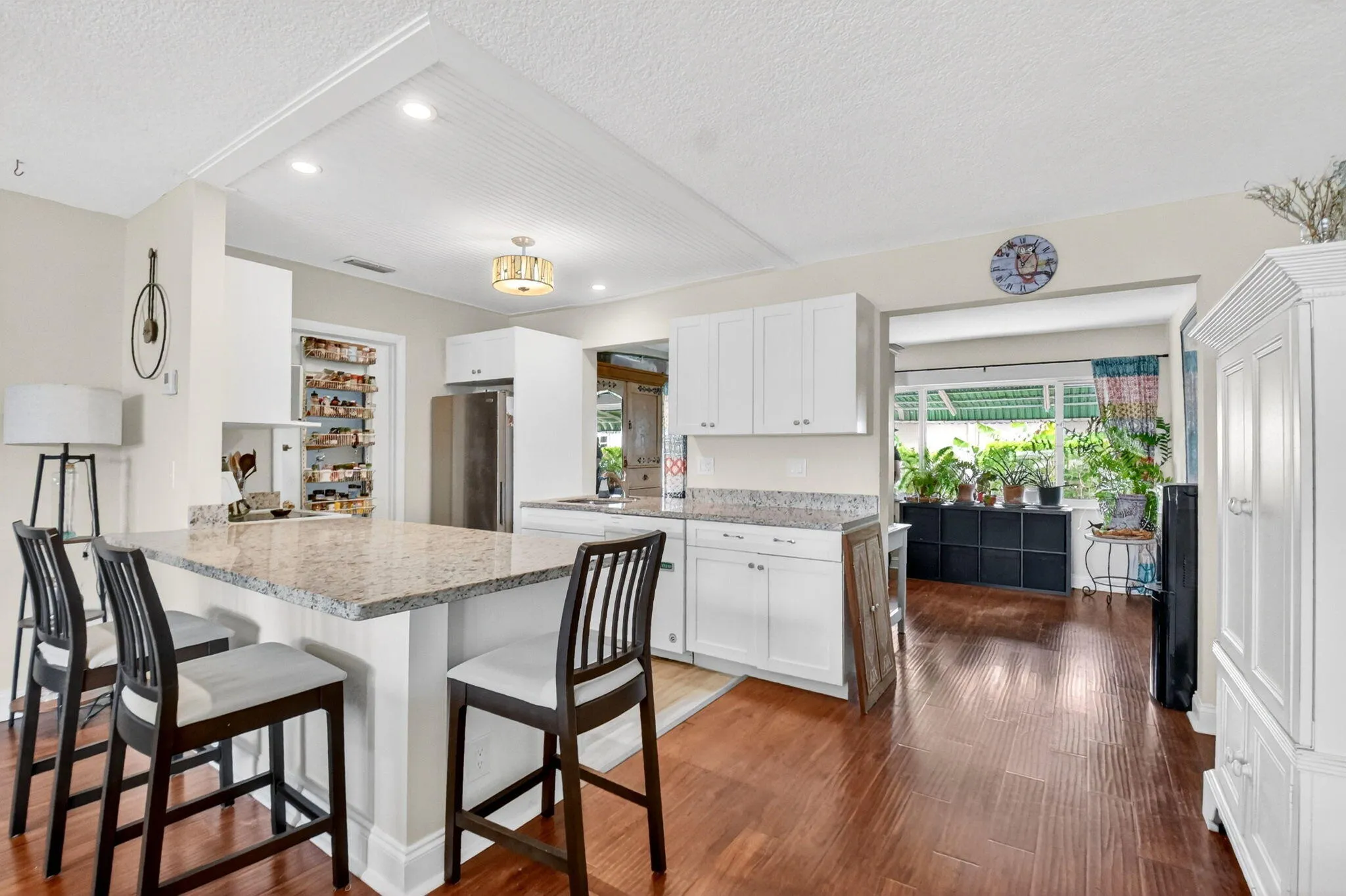 Your upgraded kitchen and bonus room view